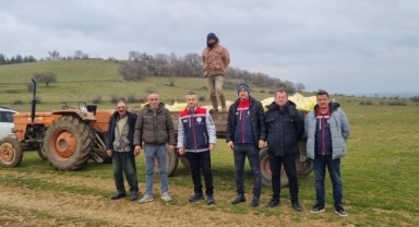 200 dekarlık merada ıslah çalışması