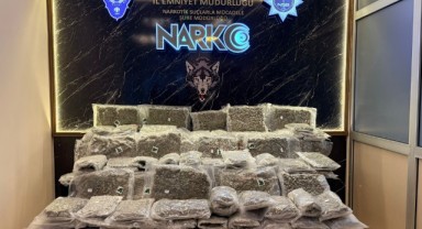 53 kilo skunk ele geçirildi