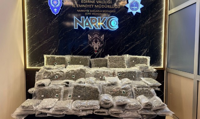 53 kilo skunk ele geçirildi