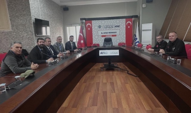 Afetlere karşı iş birliği toplantısı gerçekleştirildi