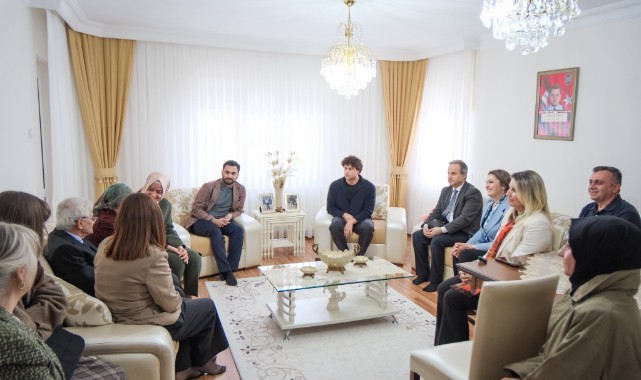 AK Parti heyetinden Şehit Polis Memuru Alışkan'ın ailesine ziyaret