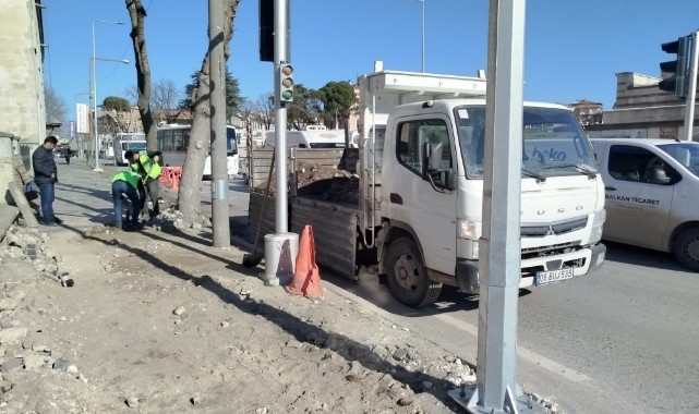 Atatürk Bulvarı’nda araç kuyruğu