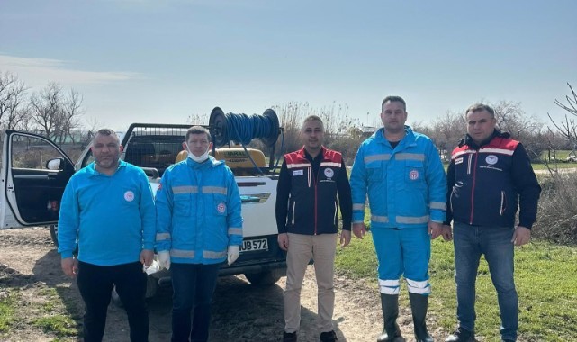 Dere kenarları ve sulak alanlarda yoğun çalışma