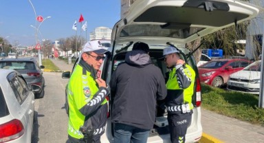 Edirne’de bayram öncesi trafik kontrolleri sıklaştı