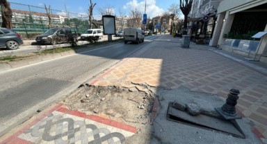Edirne’de bozuk yollar yayaları tehlikeye atıyor
