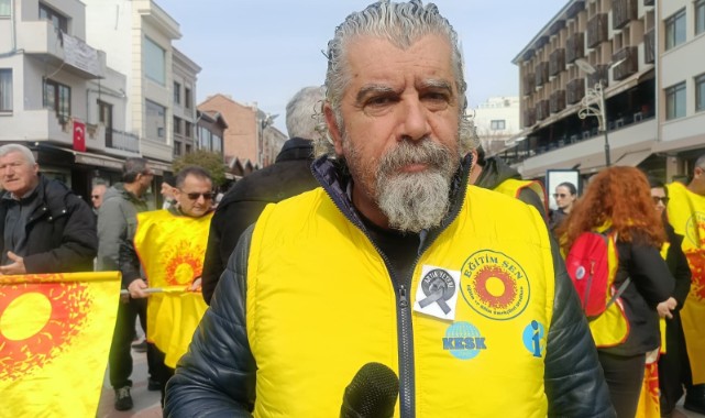 Edirne’de eğitimcilerden dayanışma mesajı