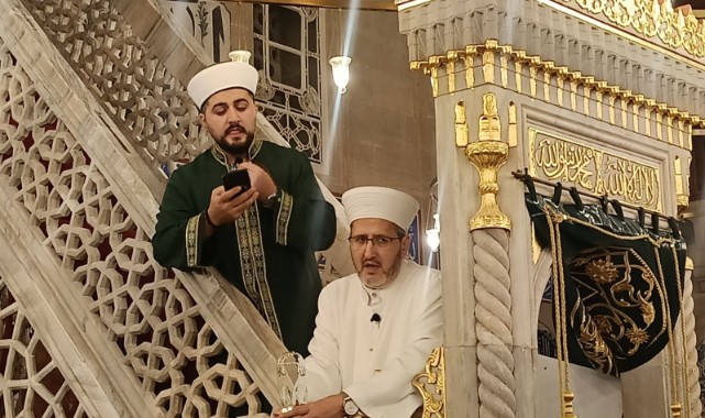 Edirne’de Sakal-ı Şerif ziyareti için uzun kuyruklar oluştu