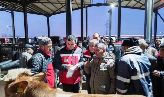 Havsa Hayvan Pazarı’nda sıkı denetim