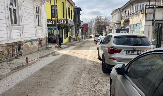 Kaleiçi’nde altyapı çalışmaları tepkilere neden oldu