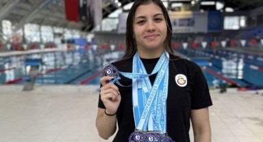 Milli yüzücü Dila Gençay'ın hedefi Çekya'da kürsü