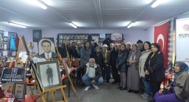 Şehit hatıralarıyla dolu ziyaret