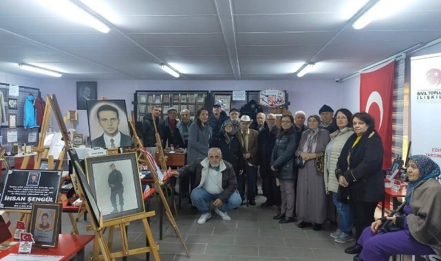 Şehit hatıralarıyla dolu ziyaret