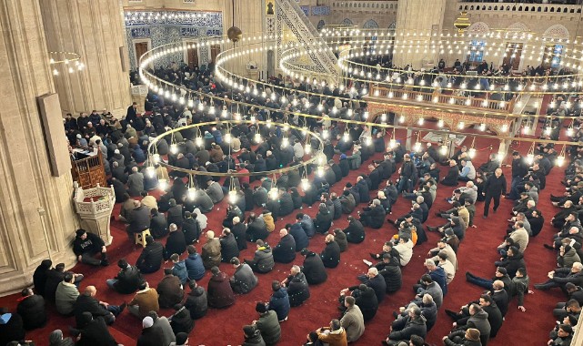 Selimiye Camii bayramda doldu taştı