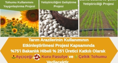 Tarım arazileri üretime kazandırılıyor: Çiftçiye yüzde 75 hibe destek