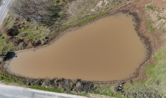 Taşlık Göleti'nin doluluk oranı yağışlarla arttı