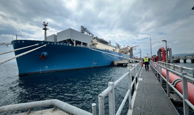 Türkiye’nin enerji arz güvenliğine önemli katkı sağlayan Saros FSRU Terminali