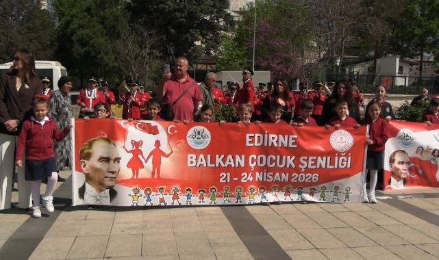 23 Nisan Heyecanı Edirne’de de yaşandı