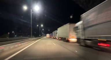 Bulgaristan Tarafında tır kuyruğu oluştu