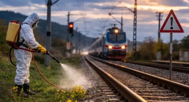 Demiryolu hatlarında ilaçlama uyarısı