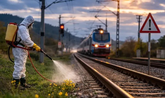 Demiryolu hatlarında ilaçlama uyarısı