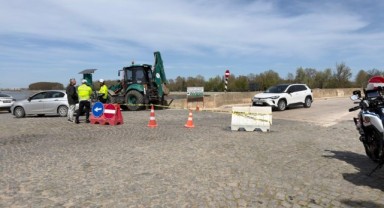 Edirne’de Karaağaç yolunda tek yön uygulaması başladı