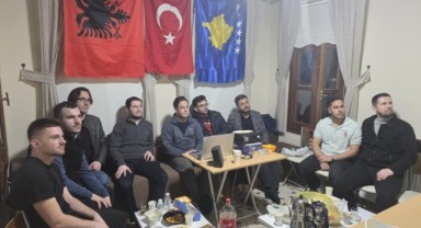 Edirne’de öğrenciler Milli heyecanı birlikte takip etti