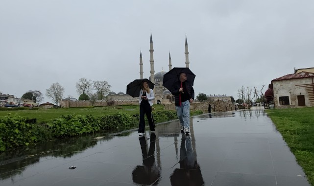 Edirne yağışlı rejimin etkisine girdi