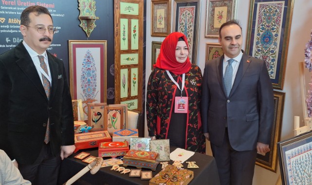 Edirnekari Sanatı İstanbul'da düzenlenen cemre çarşısı'nda tanıtıldı