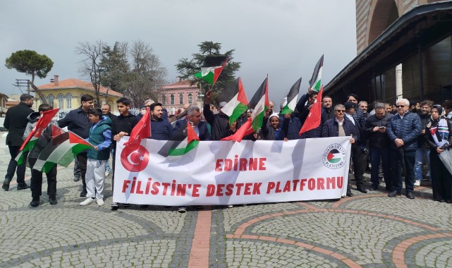 Eski Cami Önünde Filistin İçin Dayanışma Çağrısı