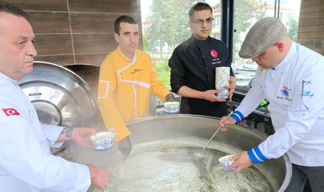 Gaziantep yöresinin meşhur çorbası yuvalama Edirne’de tanıtıldı