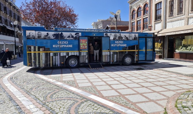 Gezici kütüphane Saraçlar’da kitapseverlerle buluştu