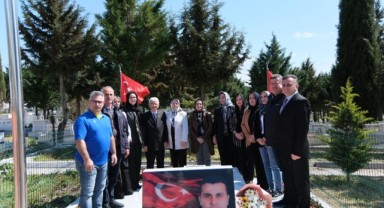 Kahraman şehitler için dua edildi