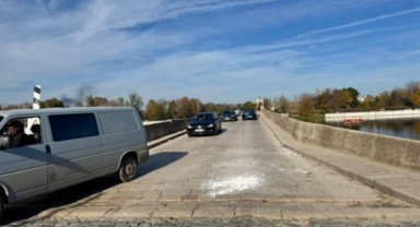 Karaağaç İstikametinde trafik tek şeride iniyor