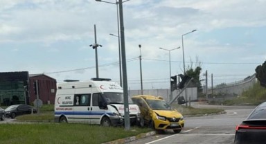 Kırklareli kavşağında yine kaza yaşandı