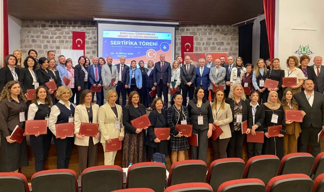 Kosovalı öğretmenler için sertifika töreni gerçekleştirildi