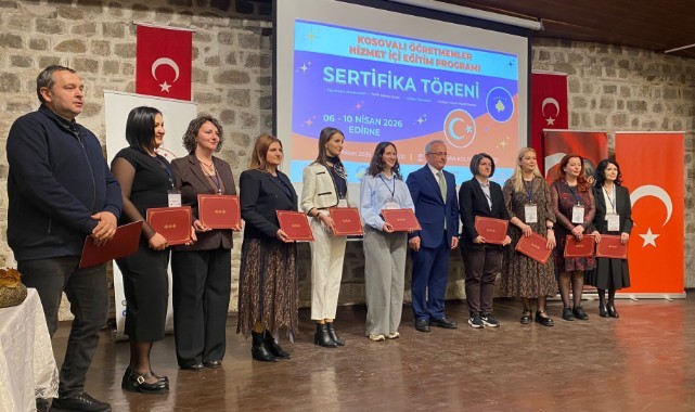 Kosovalı öğretmenler için sertifika töreni gerçekleştirildi