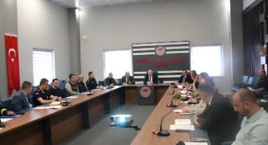 Orman yangınlarının önlenmesine yönelik toplantı yapıldı