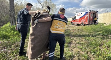 Tunca Nehri'ne düşen kişi kurtarıldı