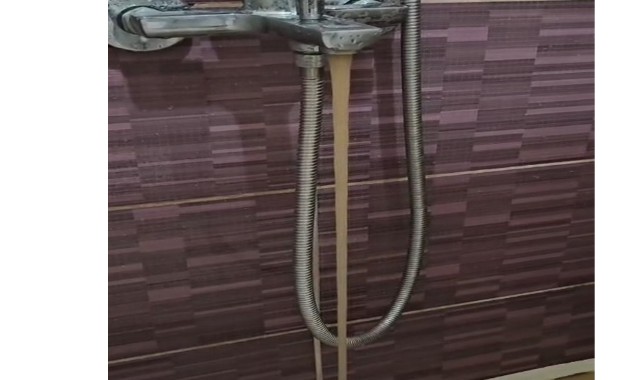 Vatandaş musluktan akan suyu kullanamadı