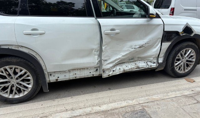 15 Temmuz Kavşağı'nda kaza: 1 yaralı