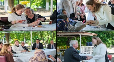 AK Parti Edirne İl Başkanı Belgin İba, huzurevi sakinleri ile buluştu