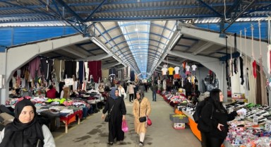 Balkan Pazarı’nda tezgahlar açıldı