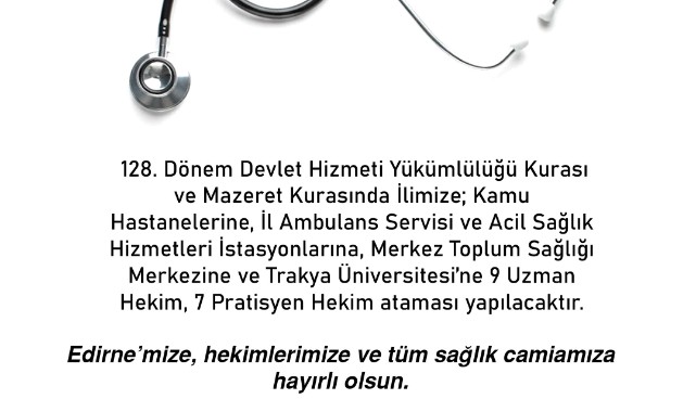İba’dan Edirne’ye müjde