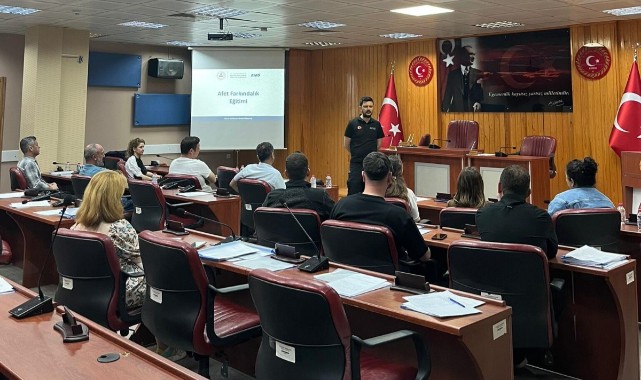 İl Özel İdaresi personeline afet farkındalık eğitimi verildi