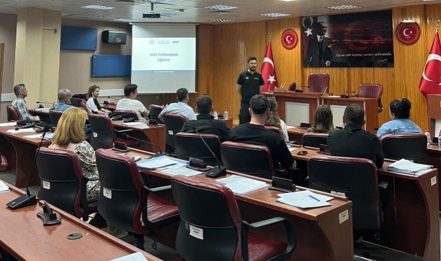 İl Özel İdaresi personeline afet farkındalık eğitimi verildi