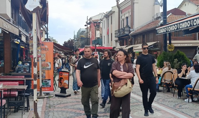 Kent merkezinde anneler günü hareketliliği