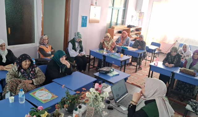 Kursiyerlere bağımlılıkla mücadele anlatıldı