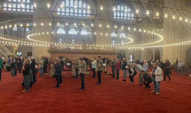 Selimiye Cami’nde Vakıflar Haftası İçin Mevlit Okutuldu