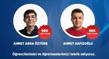 TED’li öğrenciler tüm soruları doğru yaptı