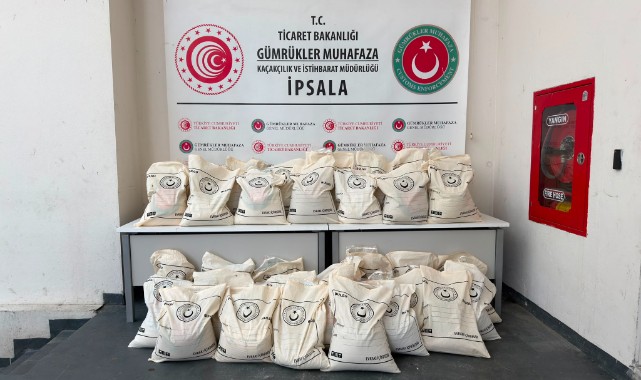 1 ton 470 kilogram uyuşturucu ele geçirildi